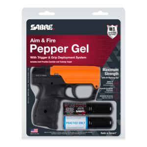 SABRE Aim and Fire Pepper Gel with Trigger and Grip Deployment